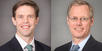 «It’s easy for Fed Chair Powell to be hawkish and to say that there will be pain for consumers and businesses today when there is no pain. But at some point, it’s going to be much more challenging to hold the line»: Bryan Whalen (left) and Stephen Kane.